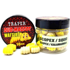 Traper Maggot DUO Wafters 10 mm – Vanilė / Scopex