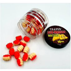 Traper Maggot DUO Wafters 10 mm – Braškė / Grietinėlė