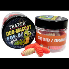 Masalas Traper Duo Maggot Pop-Up 8 mm – Kalmaras / Apelsinas