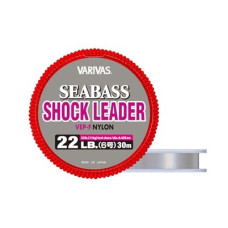 Valas Varivas Seabass Shock Leader VEP-F Nylon [Natural] – 30 m, 22 lb (≈9,98 kg)